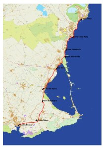 Recorrido total Ruta de los Centinelas